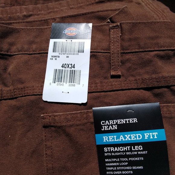 Dickies carpenters jeans  40*34 - Picture 1 of 2